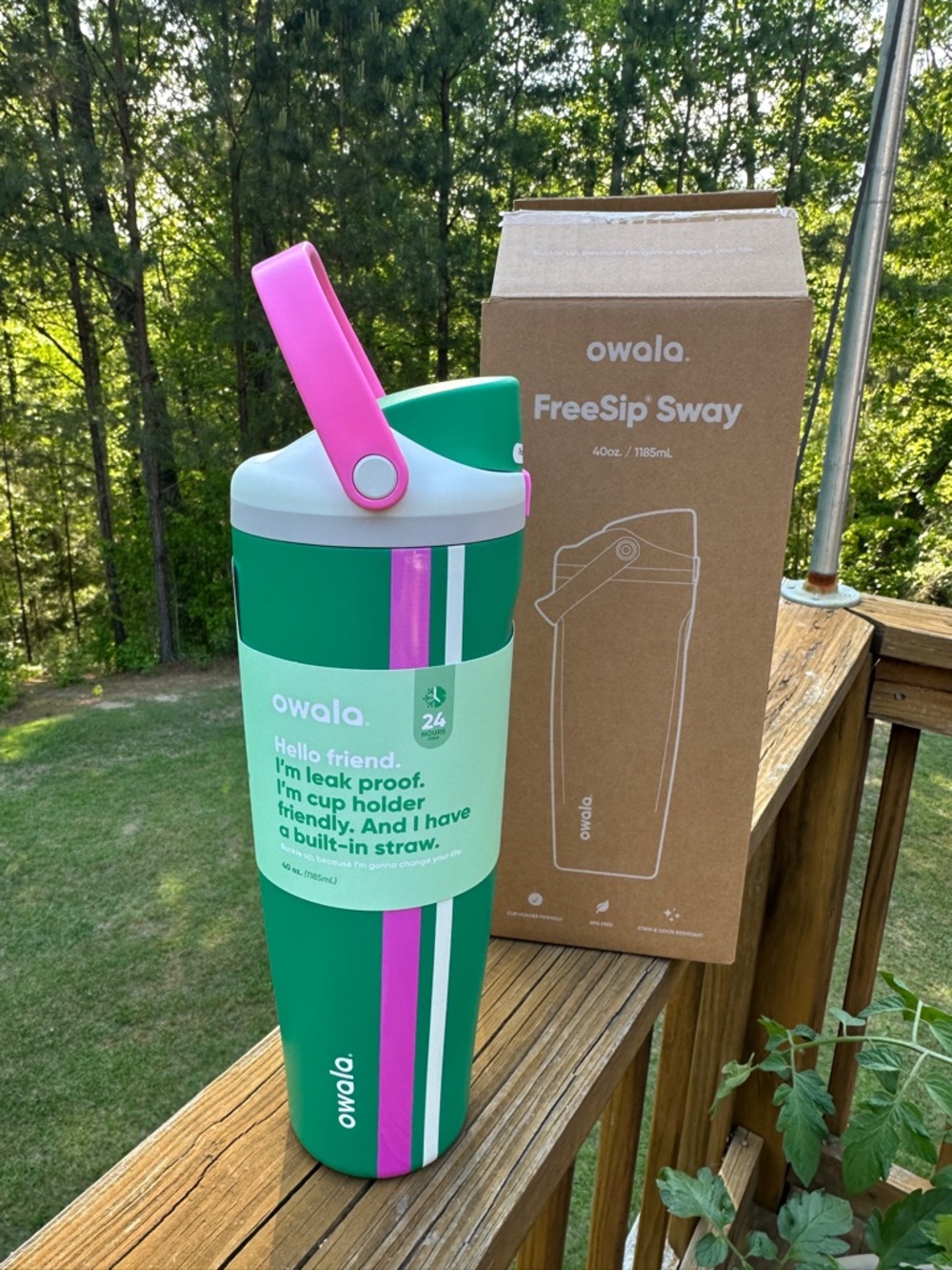 Owala Vacation Mode 40 Oz FreeSip Sway Beach Bash Limited Edition